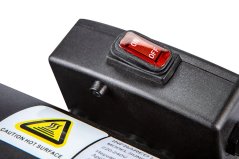 Sálavé topné těleso 2000 W, IP65, nízko oslňující jantarové topné těleso 90-032