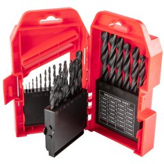 Burghiu pentru metale, HSS, set, 1,0 - 13,0 mm, 25 buc 60H725