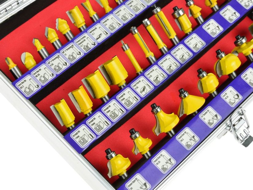 Formholzfräser-Set 35 Stk. PROFI G01202