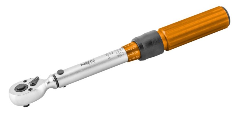 Set de chei dinamometrice cu două fețe 1/4", 3/8", 1/2" 3 buc. 08-845
