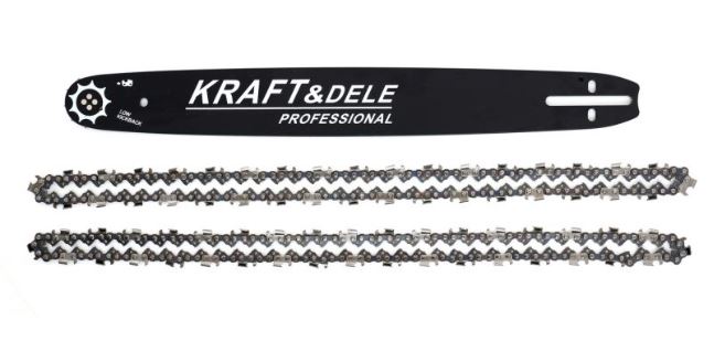 Láncfűrész vezető 18"/45cm + 2 lánc KD10153