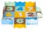 Puzzle cu spumă - covor educativ 114x87cm Color number