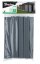 Belátásgátló szalag rögzítő klipsz 19 cm, grey, 20 db