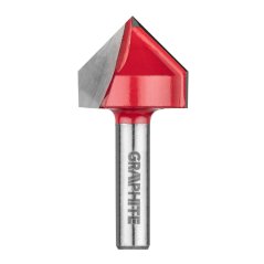 V-Nutfräser, HM, 25,4 x 25,4 mm, Schaft 8 mm 56H210