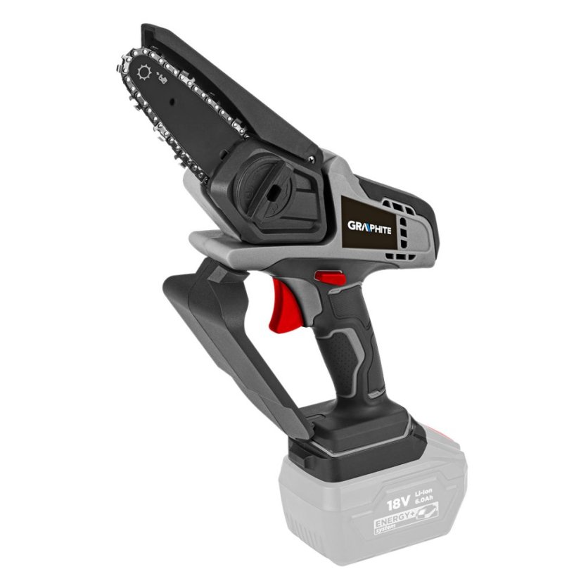 Akkus mini láncfűrész Energy+ 18 V Li-lon, fordulatszám: 0-5400 rpm 58GE116
