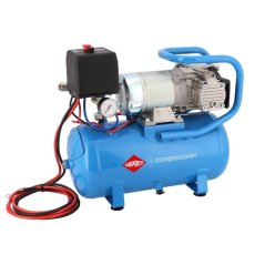 Fahrzeugkompressor 12V DC 12-180/15 10 bar 0,75 PS/0,55 kW 144 l/min 15 l ölfreier Doppelkolben 36587