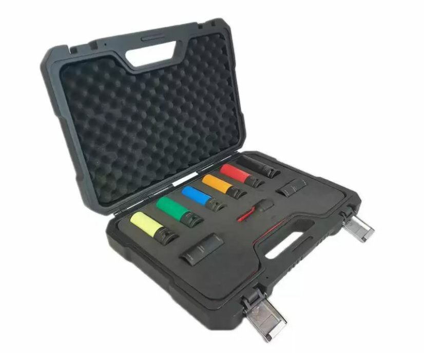 Ütvecsavarozó dugókulcs bővítő adapterrel 9db