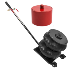 Pneumatický měchový zvedák 8T + nástavec 8cm pro prodloužení zvedáku