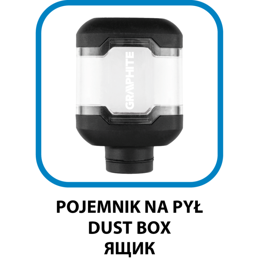 Orbitális csiszológép 380W, lapát 115x230 mm 59G329