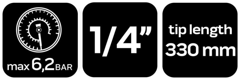 Blaspistole 330 mm 14-727