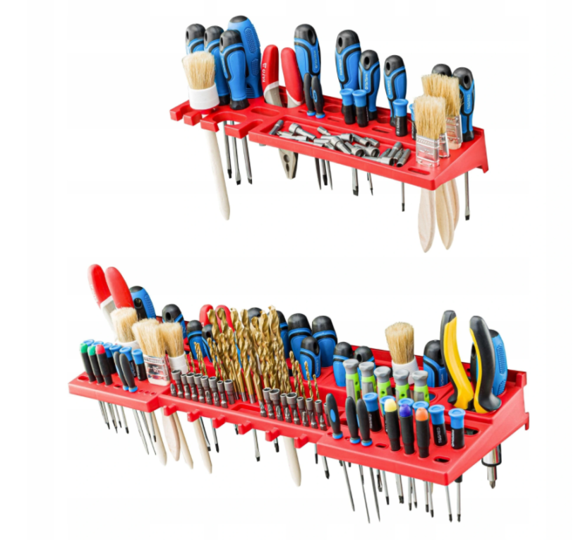 Stena na náradie 172x78cm + 78 boxov
