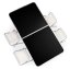 Сгъваема къмпинг маса 120х60см и 4 стола Black