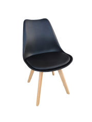 Esszimmerstühle 4St. schwarz Basic