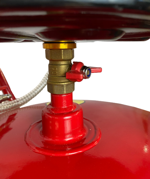 Ölablass mit 80L Tank mit Trichter