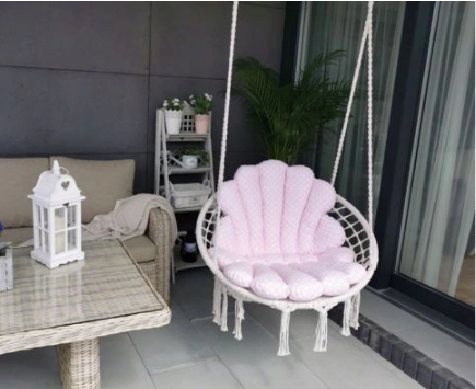 Podušky na židle Pink Dots Shell