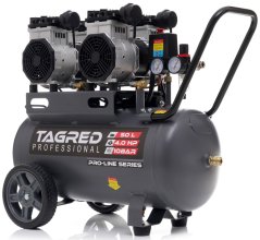 Ölfreier Kompressor 10 BAR 50L 4 Kolben, leistungsstark, leise TA3386