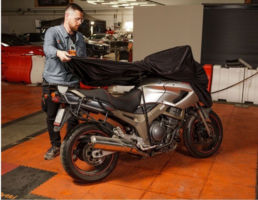 Motortakaró ponyva beltéri 220x105x130 cm 10-472