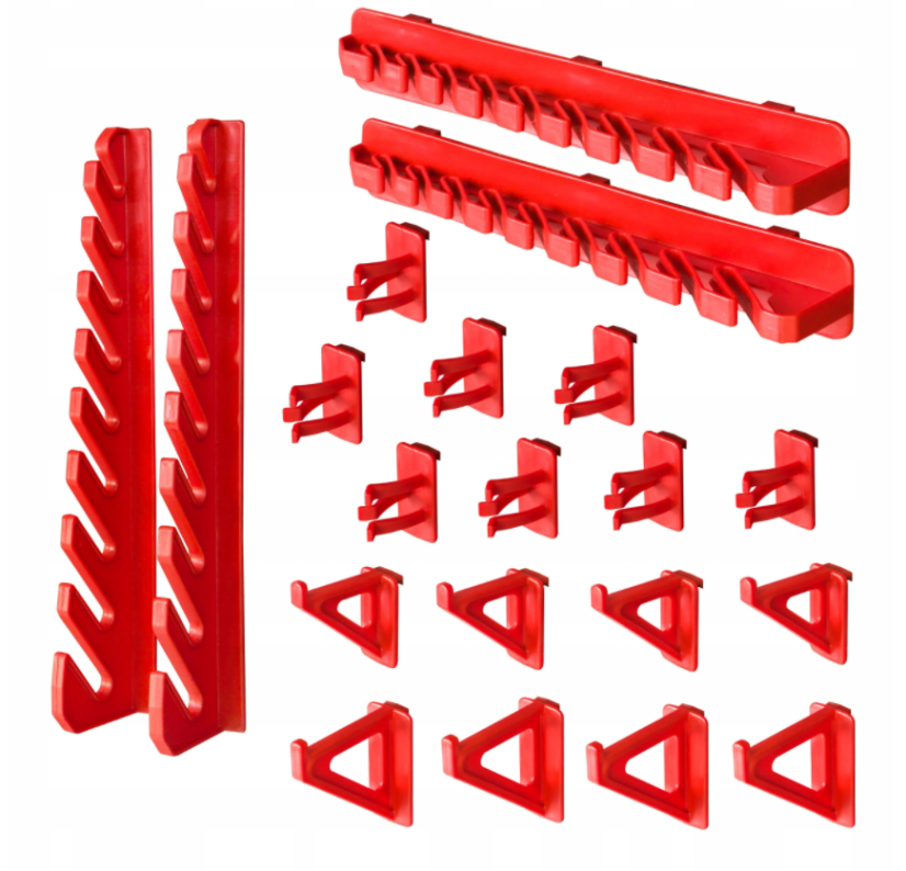 Стена за инструменти 78x39 см + 6 кутии RED