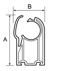 Wandhalterung fi 32 mm 9AVRCI32