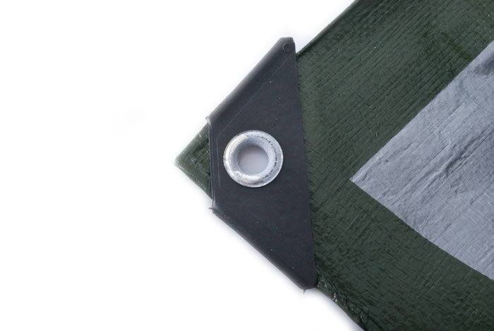 Ponjava zelena - srebrna 4x6 m 130 g / m2