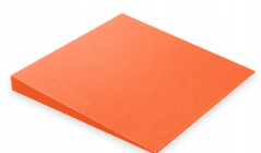 Akustický panel 3D zkosený 50x50cm, tloušťka 5cm, oranžový