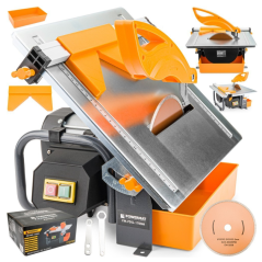 Mașină de tăiat gresie și faianță 1700W, tăiere umedă, disc diamantat 180mm Powermat PM-PDG-1700M