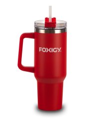 Termohrnek do auta s brčkem 1200 ml Cherry