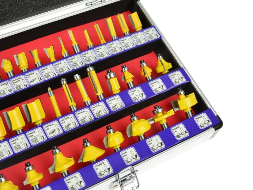 Formholzfräser-Set 35 Stk. PROFI G01202