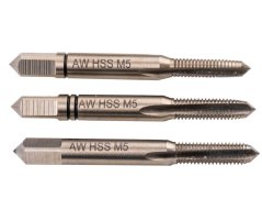 Gewindeschneider M5x0,80mm HSS M2 3St.