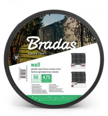 Zaunbeschattungsfolie 4,75cm x 50m Dunkelgrafit 1200g/m2