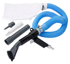 Pneumatischer Handstaubsauger 1/4" Adler mit Zubehör