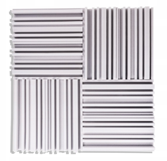 Akustický panel Equalizer 50x50cm, tloušťka 7cm, světle šedý