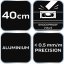 Aluminium-Wasserwaage S 300, 3 Wasserwaagen, 40 cm 71-131