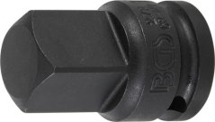 Adaptor de impact | pătrat intern 12,5 mm (1/2") - pătrat extern 20 mm (3/4")