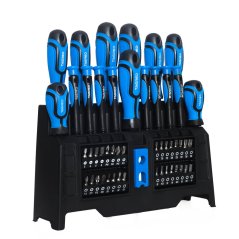 Izvijači, konice, ključi, ključi za vtičnice, komplet + magnetizator, demagnetizator 50 kosov TA1095
