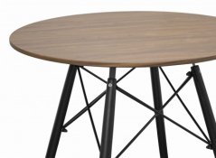 Kör asztal ANELLO Dark Ash 80cm