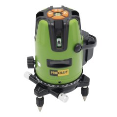 Nivelă laser verde  linie dreaptă,  încrucișată LE-3D