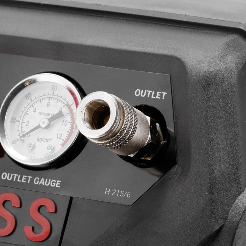 Kompresor bezolejový H 215-6 8bar 6l BoomBox