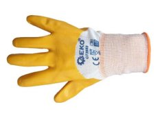 Nitril bevonatú vedőkesztyű 10-es méret