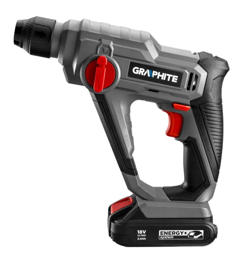 Aku bušilica s čekićem SDS+ Energy+ 18V, Li-Ion/0,8 J, bez baterije 58G009