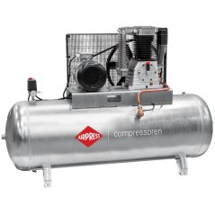 Kéthengeres kompresszor G 1500-500 Pro 11 bar 10 LE/7,5 kW 400V 747 l/min 500 l horganyzott 369673