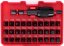 CrV-Schlagbitsatz, TORX-Schlagbits, PZ1, HEX3, TX 32-teilig TA1208