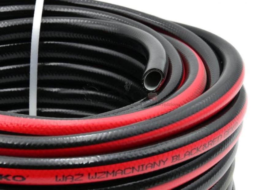 Gartenschlauch 1" 20m verstärkt Black/Red G73698