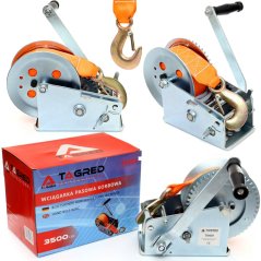 Navijak s kľukou, dvojstupňový pásový 1588 kg 3500 LBS TA409