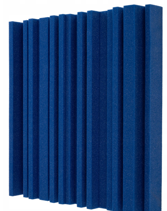 Akustický panel Equalizer 50x50cm, tloušťka 7cm, modrý