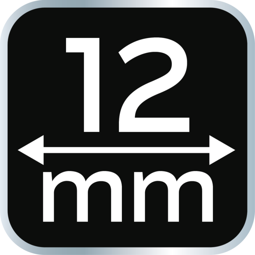 Sekáč 12 mm, CRV, 2-složková rukojeť 37-912
