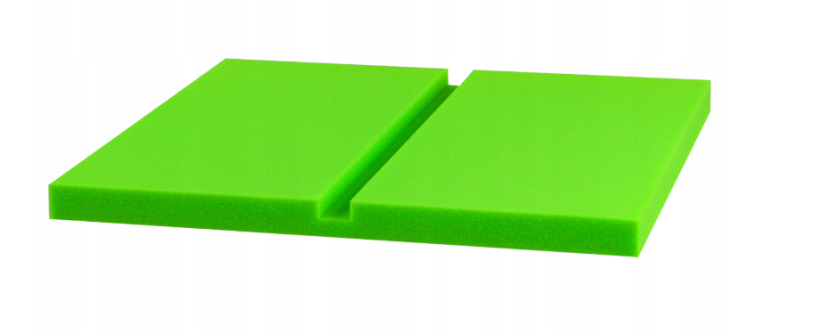 Akustický panel Obdélníky 50x50cm, tloušťka 3cm, světle zelený