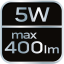 LED čelovka ZOOM, 400 lm 99-200