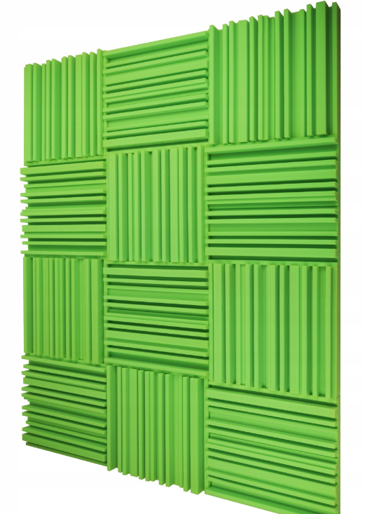 Akustický panel Equalizer 50x50cm, tloušťka 7cm, světle zelený