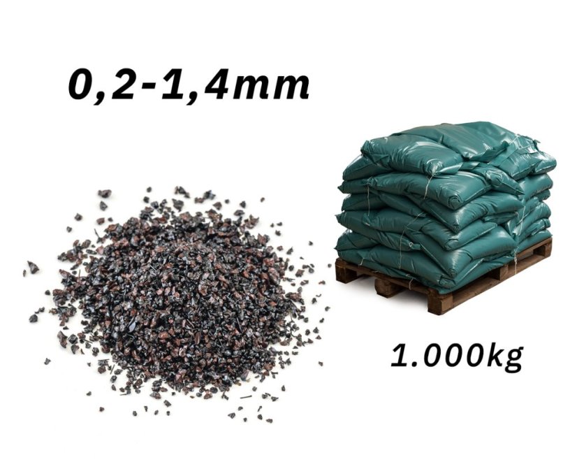 Abrazivo na pískování 0,2-1,4 1000kg